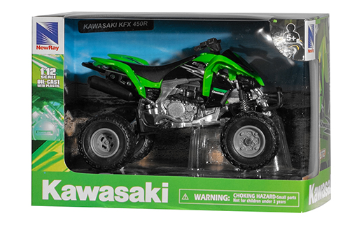 Miniatuur Quad Kawasaki 1:12