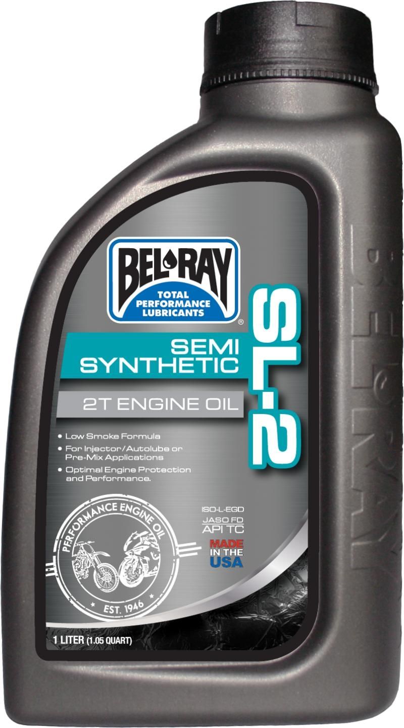 Bel-Ray SL-2 Semi-Synthetic 2T Oil -1 Liter