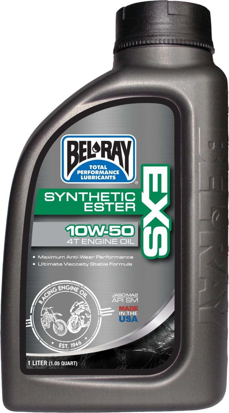 Bel-Ray EXS Full-Synthetic Ester 4T Oil 10W-50 1 Liter