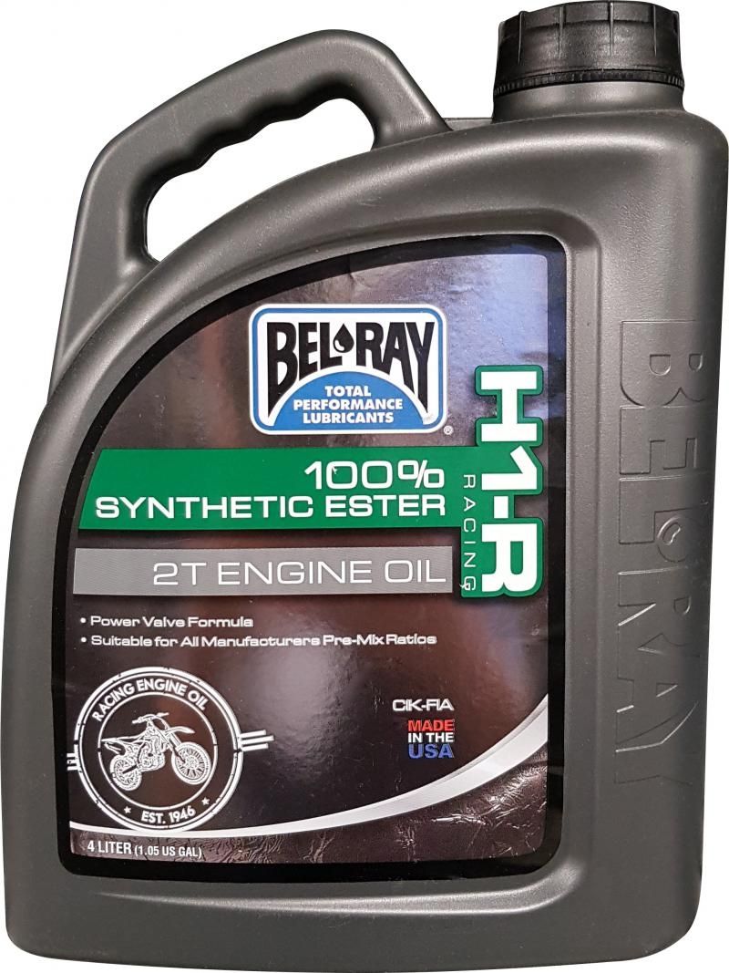 Bel-Ray H1-R Racing 100% Synthetic Ester 2T Oil-4 Liter