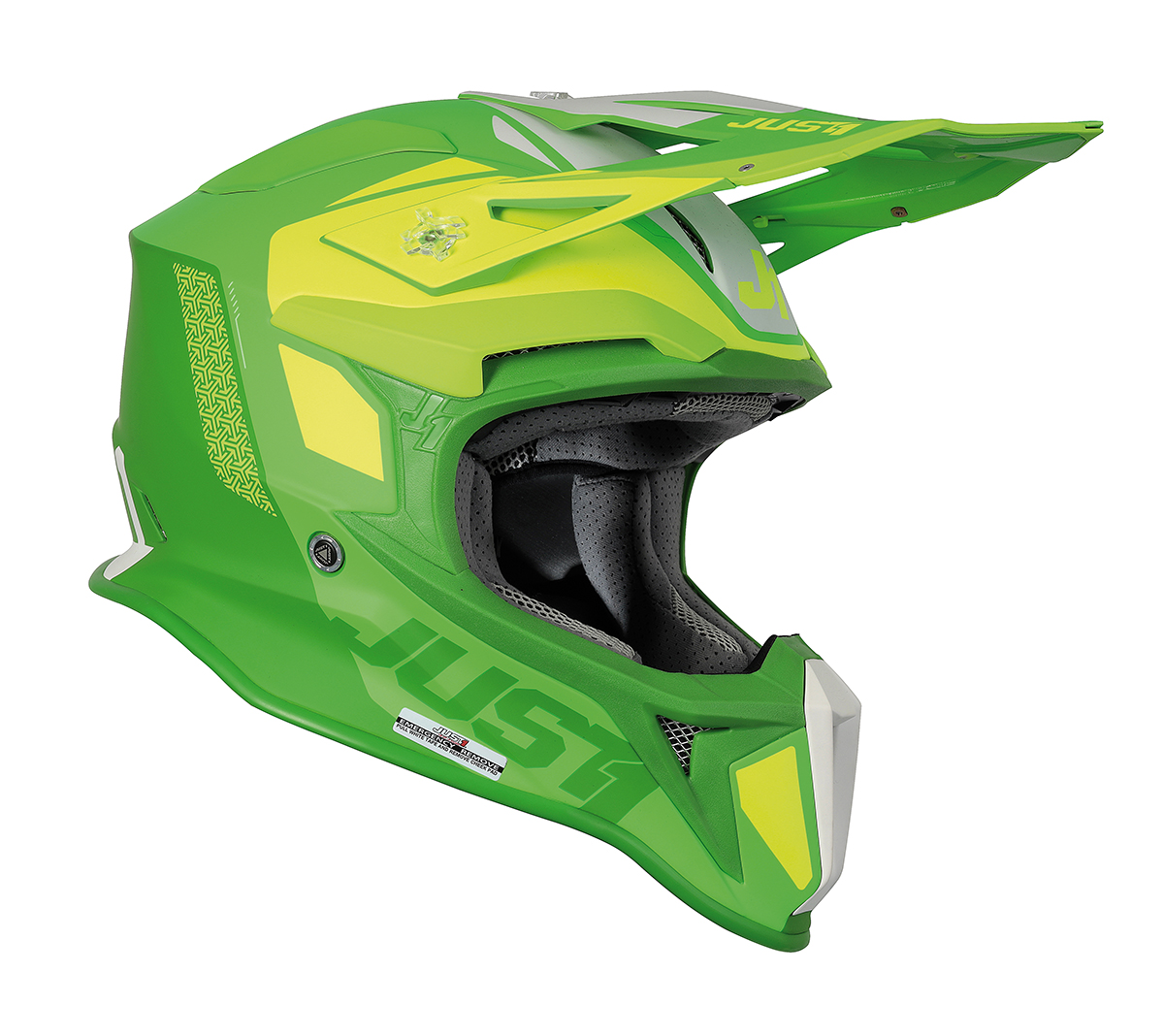 JUST1 Helmet J18 MIPS Pulsar Fluo Lime Green 60-L