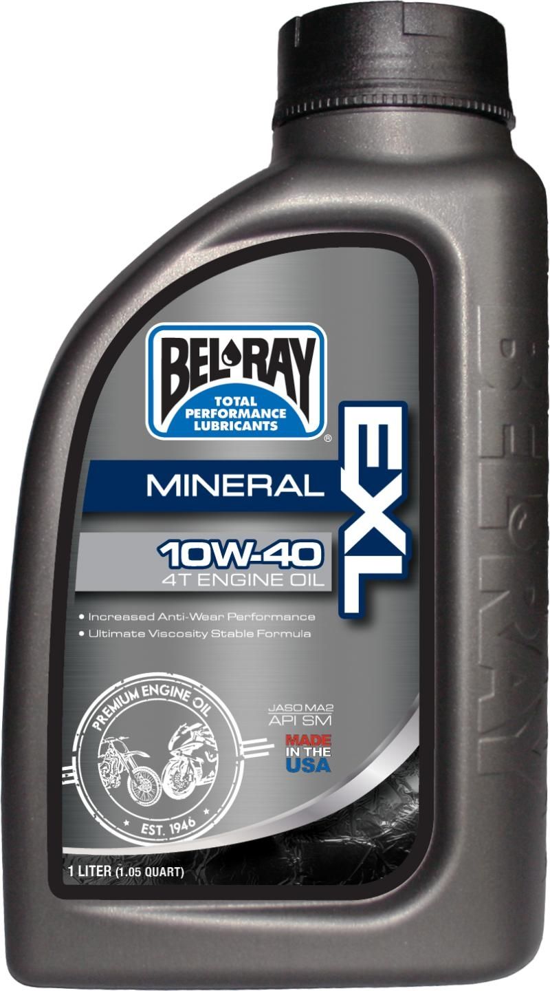 Bel-Ray EXL Mineral 4T Oil 10W-40 1 Liter